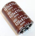 EKMR421VSN471MR45S Nippon Chemi-con Radial Aluminum Electrolytic Capacitors. Fixed Price $35.00.