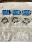 Lot Of (3) Mallory 800MFD 50VDC Capacitors CG801U050R2C. Fixed Price $22.99.