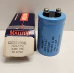 New Old Stock! Mallory 3300 Mfd 50V Capacitor CG332U50K1. Fixed Price $25.46.