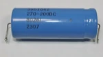 Sprague Axial Capacitor 270UF 200V 8026L 2307 Part# 39D1042. Fixed Price $13.99.