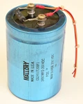 Mallory 2450UF 200V Large Can Electrolytic Capacitor 2450MFD Screw Terminal. Fixed Price $28.00.