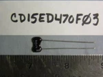 20 Cornell Dubilier CD15ED470F03 47PF 500V 1% Standard Dipped Mica Capacitors. Fixed Price $19.99.