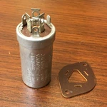 Sprague 10/4/4 F 400/350/150V Twist Lock Capacitor. Esr & Capacitance Tested. Fixed Price $22.00.