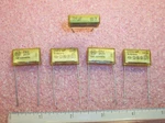 Qty (10) .1UF 250V X Metallized Paper Suppression Capacitors PMZ2031MP610 Rifa. Fixed Price $9.99.