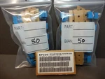 Epcos Metalized Film Polyester Capacitors (100) .12UF 250V Nos. Fixed Price $20.00.