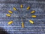 Nichicon Fine Gold 33UF/25V Polarized Electrolytic Capacitors B2324. Fixed Price $9.50.