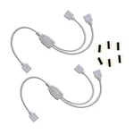 Hualand 2PCS/PACK 1 To Ports Female Connection Cable 5 Pin Splitter White. Fixed Price $13.99.