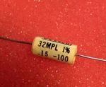 Wesco Axial Capacitor .15UF 1% 32MPL1503F-1 .15MFD 100VDC Polypropylene 5PC. Fixed Price $9.99.