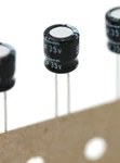 Nichicon 33UF 35V 105C Aluminum Electrolytic Capacitors 6.3X7MM (10/25/100 Pack). Fixed Price $8.95.