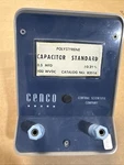 Cat#. 83516 Cenco Polystyrene Capacitor Standard 0.5 Mfd +-0.25% 400 Wvdc #CS01. Fixed Price $110.60.