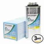 3X 60/5 Mfd 440 Volt Dual Round Run Capacitor For Ge 97F9897, Mars 12290. Fixed Price $28.99.