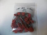 Sprague Cera-mite .01 Uf. Kv. Dc. Z5U Disc Ceramic Capacitor Bag Of 50 Ea.. Fixed Price $35.00.