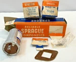 Lot Of Sprague Capacitor 1,500UF 50V Aluminum Electrolytic Large Can TVL-1341. Fixed Price $35.91.