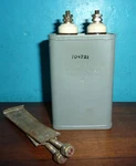 Aerovox Oil Filled Can Capacitor W/mounts 4UF 600VDC 4MFD. Fixed Price $22.95.