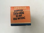 Vintage Sprague Atom Capacitor, TVA-1406, 10UF 0-150VDC, Nos. Fixed Price $19.99.