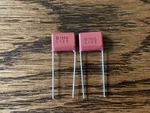 New Panasonic Film Capacitors For Stereo Bypass Caps 1 Uf 250V 2.2. Fixed Price $10.00.