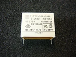 Vishay Suppression Capacitor Class X2 275V (mkt) 1UF 10% New QTY.10. Fixed Price $16.99.
