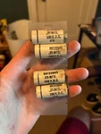 4PC Nos Cornell-dubilier C-d .25 Mfd 100VDC Vintage Wax Paper Capacitors. Fixed Price $13.00.