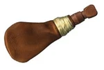 Leather Bullet Bag Musket Ball Wooden Plug Antique Style Reenactment 7''. Fixed Price $13.94.