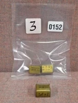 Lot 3 Pcs Rifa Phe 800 Gold Mf Polypropylene Capacitors *152. Fixed Price $45.00.