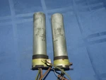 Vintage 1930'S Sprague Electrolytic Filter Capacitors 6" Pair - Duds. Fixed Price $18.99.