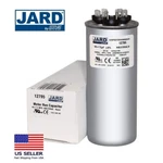 60 + 7.5 X 440/370 Vac Round Dual Run Capacitor By Jard # 12795. Fixed Price $14.99.
