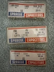 Sprague Capacitors 5GA D10, Littl Lytic TE1163 + Bonus Components. Fixed Price $24.30.