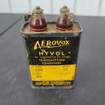 Vintage Aerovox Hyvol Transmitting Condenser Type 1009 Mfds 3.0. Fixed Price $49.99.