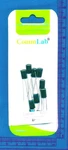 10PACK Commlab 0.001UF 630V Radial Polyester Film Capacitors 2J102J. Fixed Price $7.45.