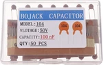 50V 0.1UF 100NF Ceramic Disc Capacitor High Dielectric Constant Low Voltage. Fixed Price $14.99.