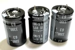 4X -3300UF 63V (85 22.5X35 (nichicon Lls) Electrolytic Cap BUFFERING#195. Fixed Price $8.99.