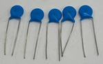 Ceramic Disc Capacitor, Qty 5 Pieces 101J3KV 100PF. Fixed Price $5.95.