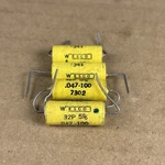 Vtg Nos .047UF 100V 5% Wesco Film Capacitors Guaranteed Test Great Ham Radio. Fixed Price $6.29.