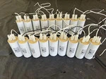 Lot Of 18 La Mkp 058-52-6698, 40/250/E727 Capacitor 300 Vac Internal Resistor. Fixed Price $60.00.