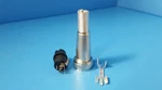 ( 1 Pc) Position Circular Connector Plug, SL405F, Switchcraft, Female Sockets. Fixed Price $14.00.