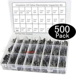 Electrolytic Capacitors Kit, Metal Assorted Assortment Box Set.... Fixed Price $14.76.