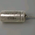 Two 150D +-20% 47UF-35DC Sprague Wet Tantalum Capacitor Axial Hermetic Nos. Fixed Price $25.00.
