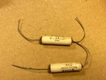 2 Nos Vintage 1950S Erie 100 Pf Ceramicon Capacitors Tube Amp Tone Caps #a (qty). Fixed Price $5.00.