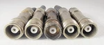 5 Used Delta UG-1214/U Hn-type Female Plug Adapter Connectors. Fixed Price $10.00.