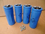 Nippon Chemi-con 2700UF, 400VDC U32D348 Electrolytic Capacitors, P/n; 0302L-76. Fixed Price $186.76.