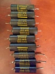 Mixed Lot Of Sprague Black Beauty Capacitors 5= .015 Mfd 3= .0068 .00047. Fixed Price $19.98.