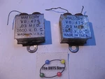 Capacitor High Voltage .03UF 1600V Mallory Usa VB-475 Used Qty 2. Fixed Price $9.99.