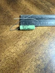 Cornell Dubilier Pm 6T1 .0001 Uf 600 Vdc Axial Mylar Film Capacitor Qty. Fixed Price $6.99.