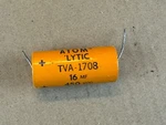Vintage 1968 Sprague Atom Capacitor 16 Uf 450V TVA-1708. Fixed Price $25.00.
