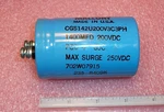Qty (1) 1400UF 200VDC 85' Computer Grade Capacitor CGS142U200V3C3PH Mallory Used. Fixed Price $12.99.