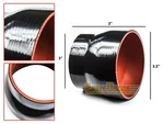 3.5" To 3" Silicone Intake/intercooler Pipe Reducer Coupler Black For Gmc/hummer. Fixed Price $463.99.