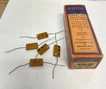 Lot 5PCS Mallory Domino Mica Capacitor 33PF 2500V Dc Axial BOX#66. Fixed Price $19.00.