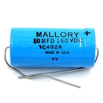 Mallory Electrolytic Capacitor TC492A 80 Mfd 150 Vdc. Fixed Price $8.50.