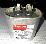 Dayton 2GU15 Motor Capacitor 25UF 440VAC. Fixed Price $20.00.