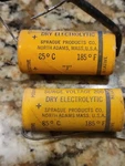 Sprague "atoms" TVA-1414 Mfd 150 Vdc Surge Voltage 200; Lot Of. Fixed Price $12.00.